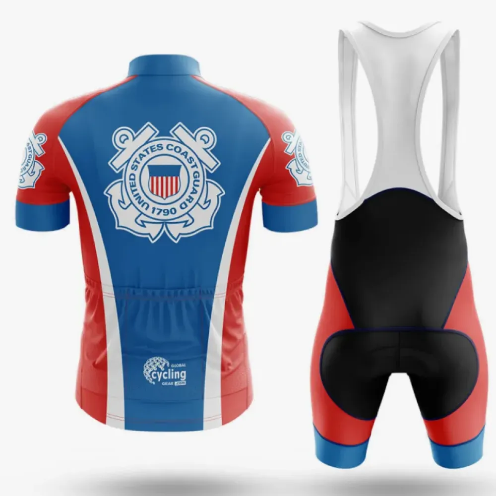US Coast Guard Riders Cycling Kit Full Set Blue/Red/White