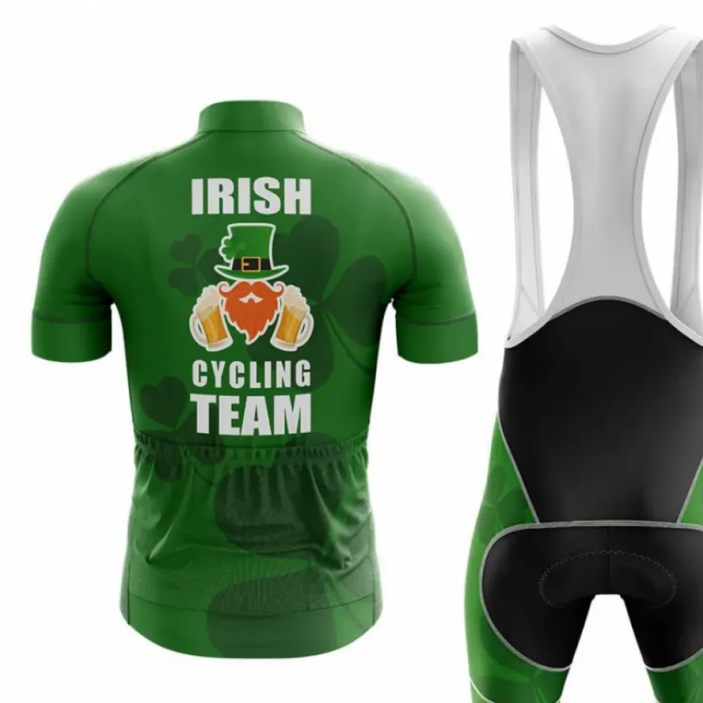 Irish Cycling Team St. Patrick's Day Green/Black/White