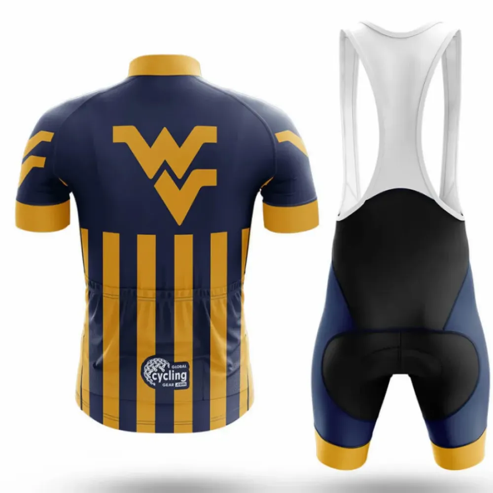 West Virginia University USA Cycling Jersey Navy/Gold/White