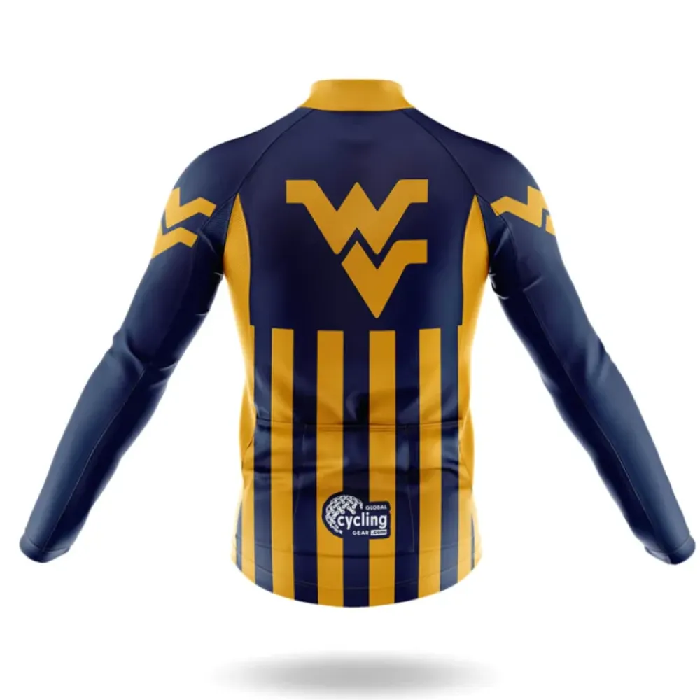 West Virginia University USA Cycling Jersey Navy/Gold/White