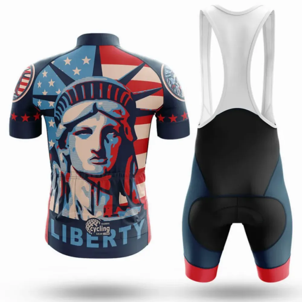 USA Signature Cycling Bibs Signature Navy/Red/White