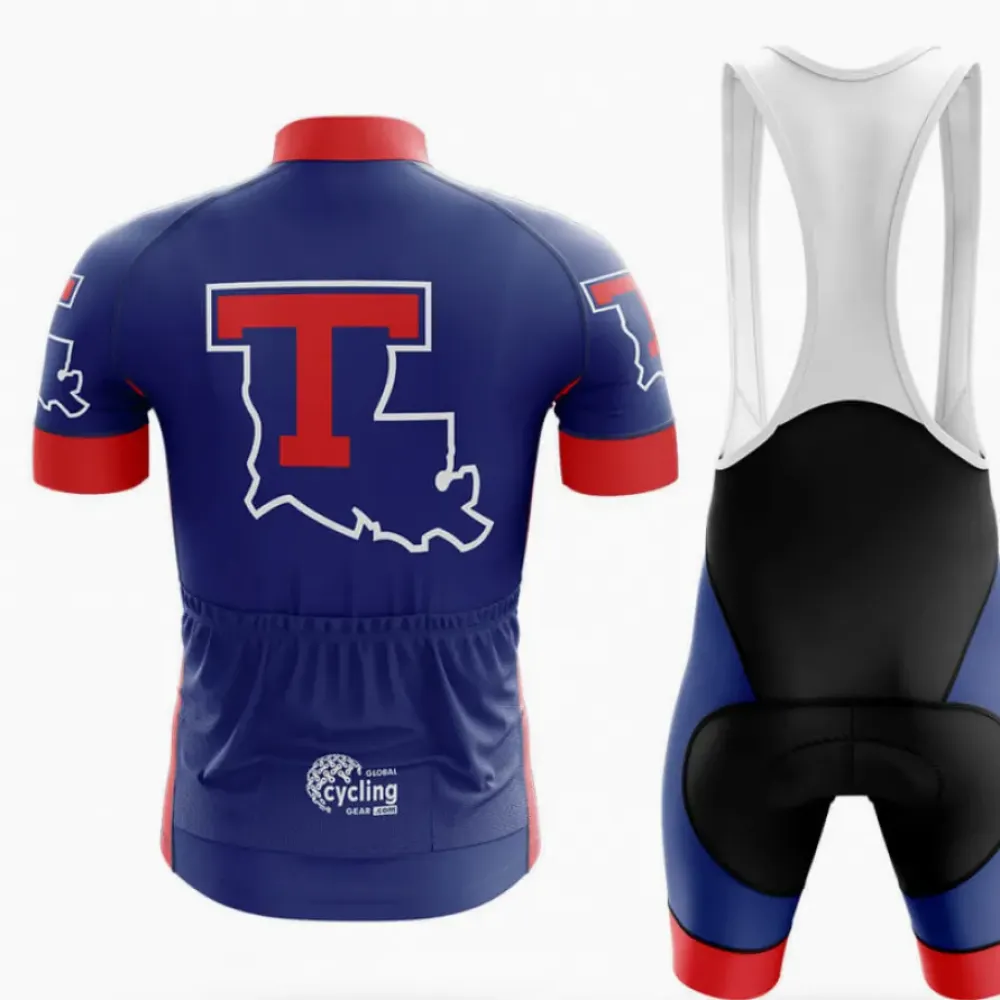 Louisiana Tech Cycling Kit Full Set Navy/Red/White