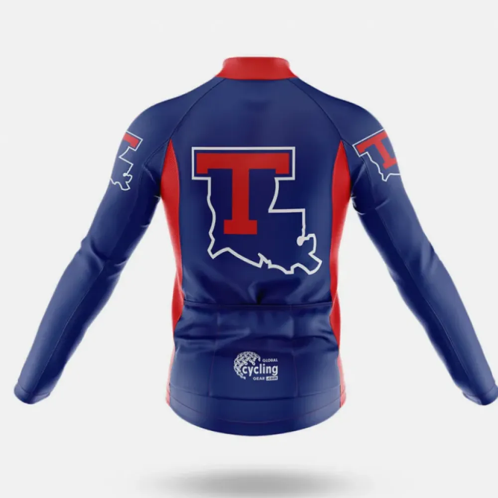 Louisiana Tech Cycling Kit Full Set Navy/Red/White