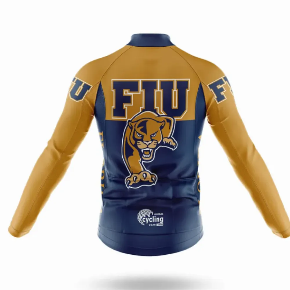 Florida International University Cycling Kit Full Set Ver.2 Feature Navy/Gold/White