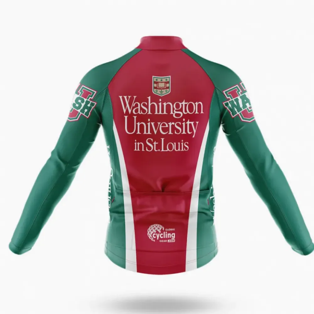 Washington University in St. Louis Cycling Bibs Comfortable Teal/Red/Black