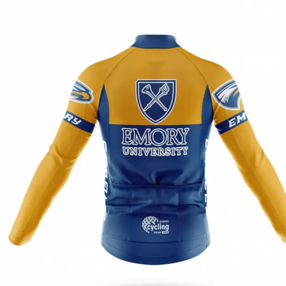 Emory University Cycling Jersey Ver.2 Navy/Yellow/Gold