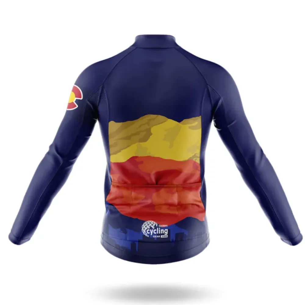 Colorado Colors Cycling Bibs Comfortable Navy/Red/Yellow