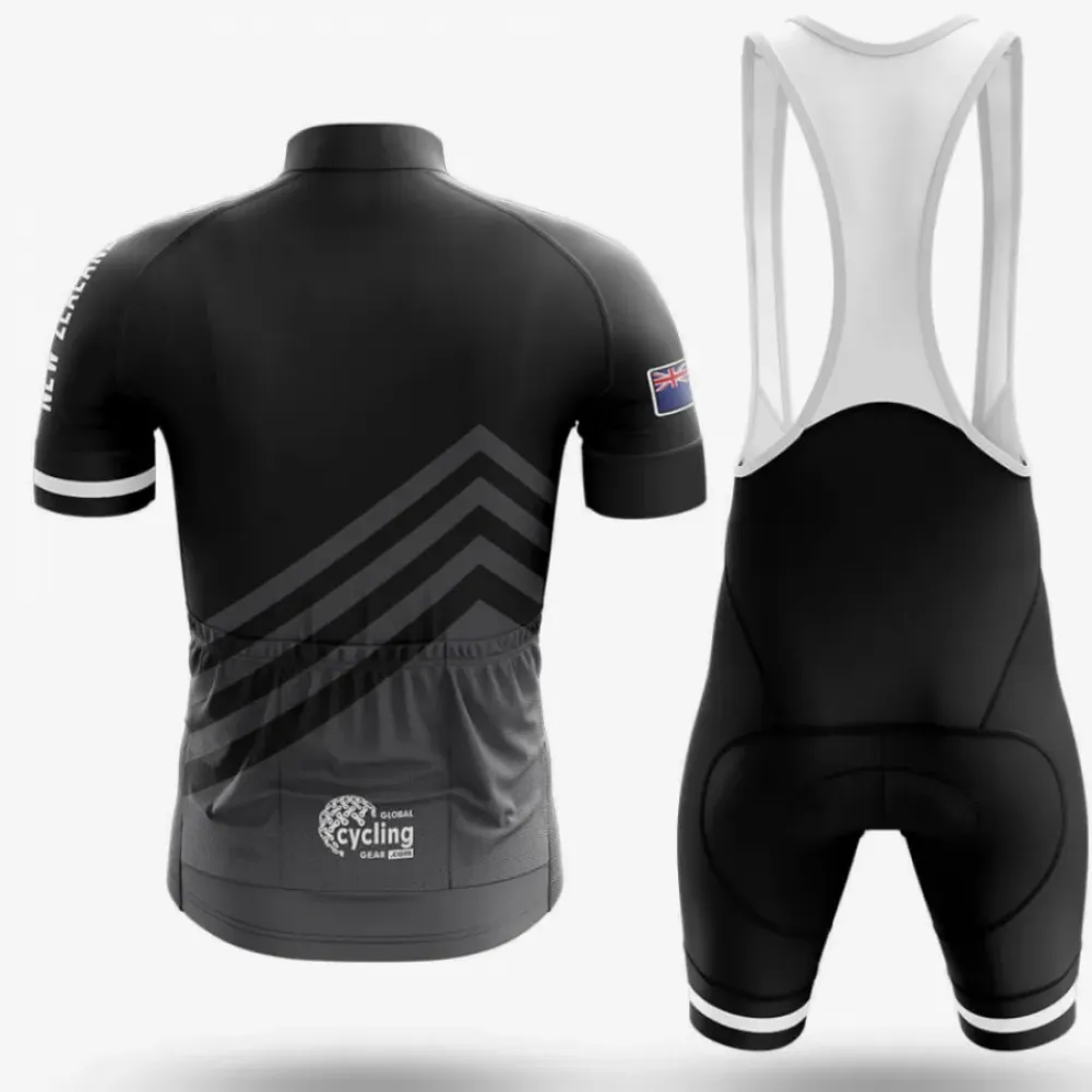 New Zealand S5 Cycling Kit Black/White/Grey