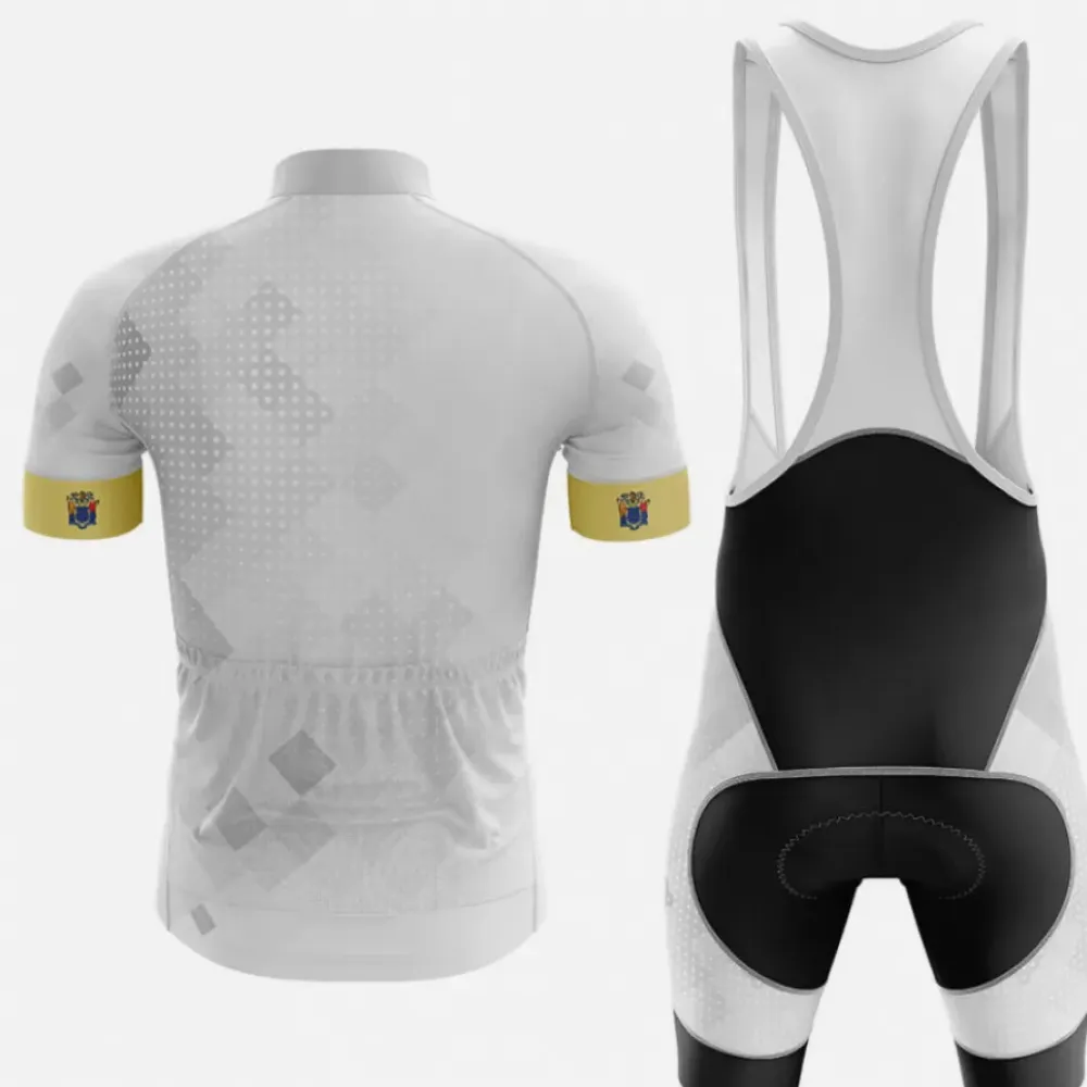 New Jersey Cycling Jersey Ver.2 Elegant White/Gold/Silver