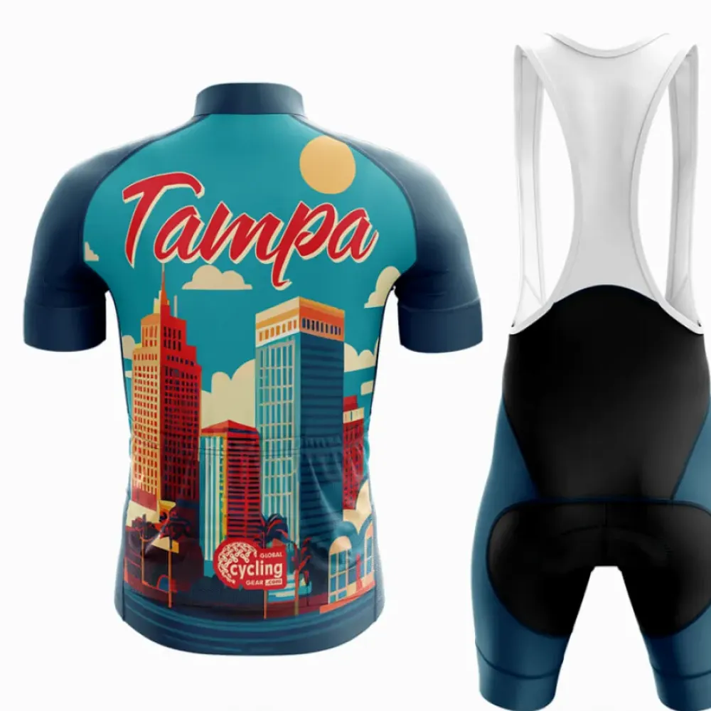 Cycling Bibs Tampa FL Comfortable Navy/White/Blue