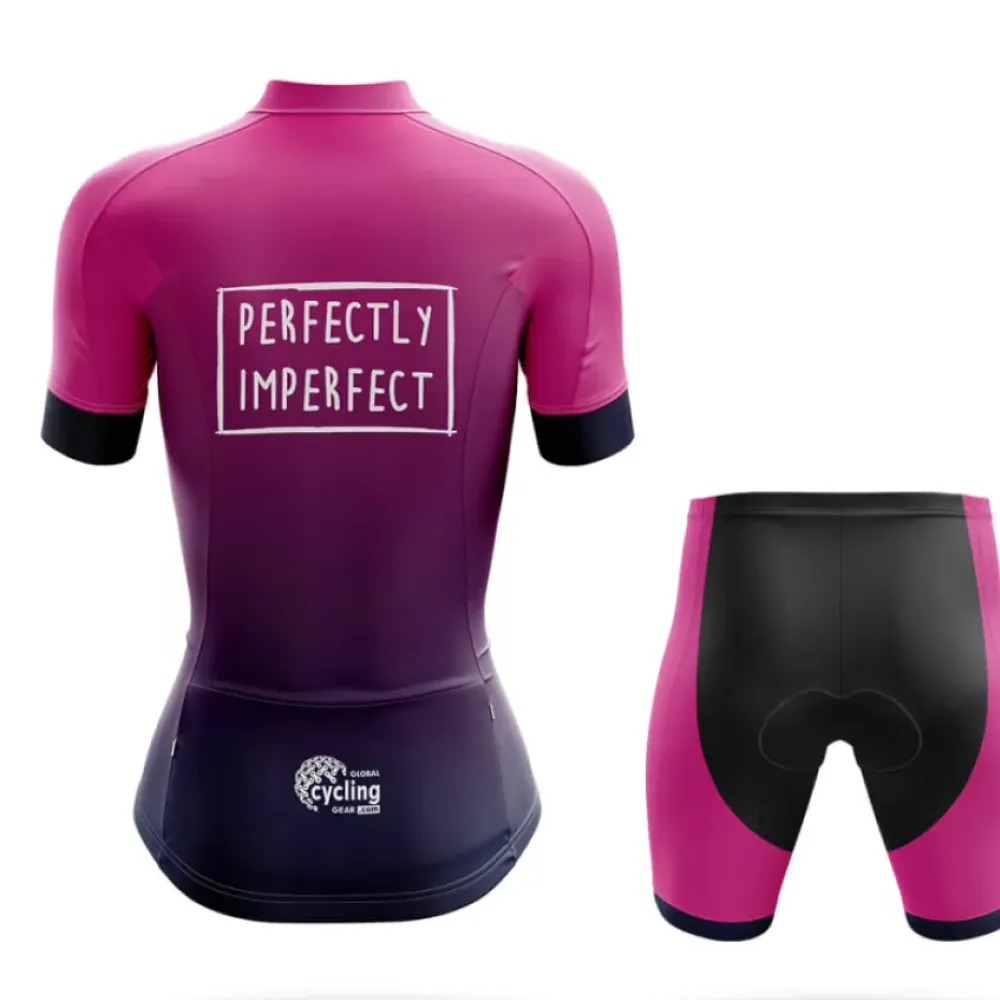 Perfectly Imperfect Women Cycling Kit Full Set Pink/Black/Magenta