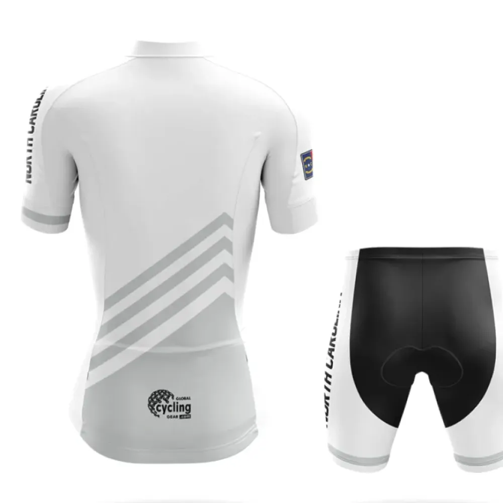 North Carolina S4 White Long Sleeve Cycling Jersey