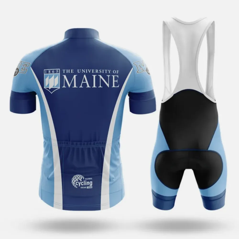 University of Maine Cycling Kit Full Set Blue/White/Navy