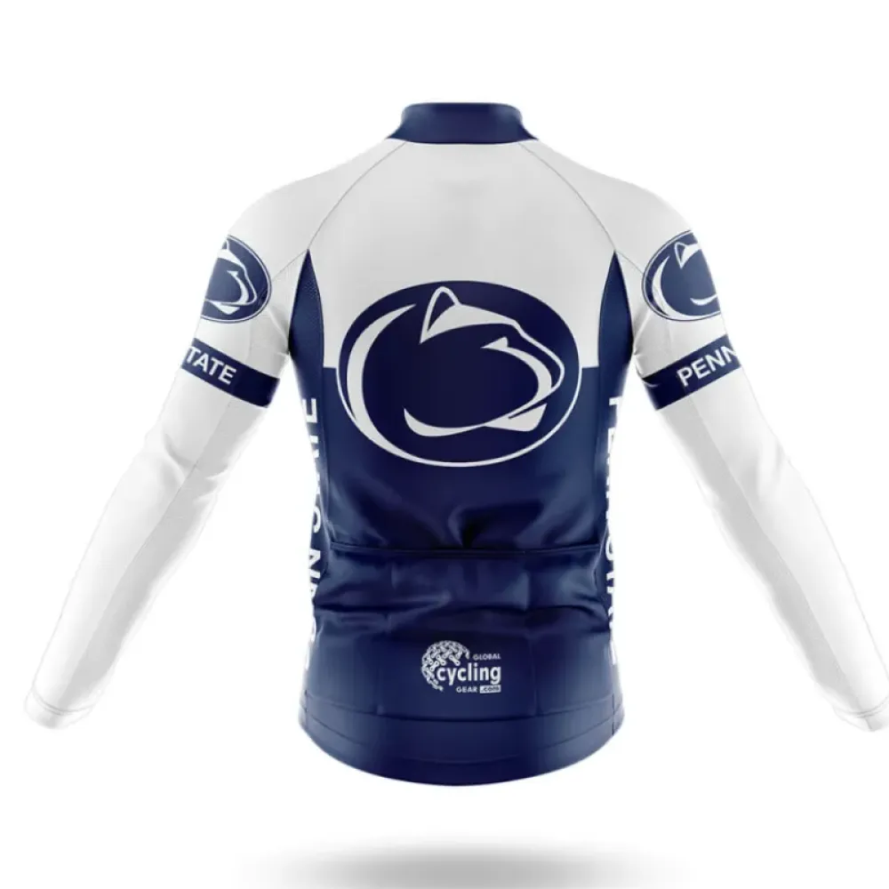 Pennsylvania State University Cycling Kit Full Set Ver.2 Navy/White/Blue