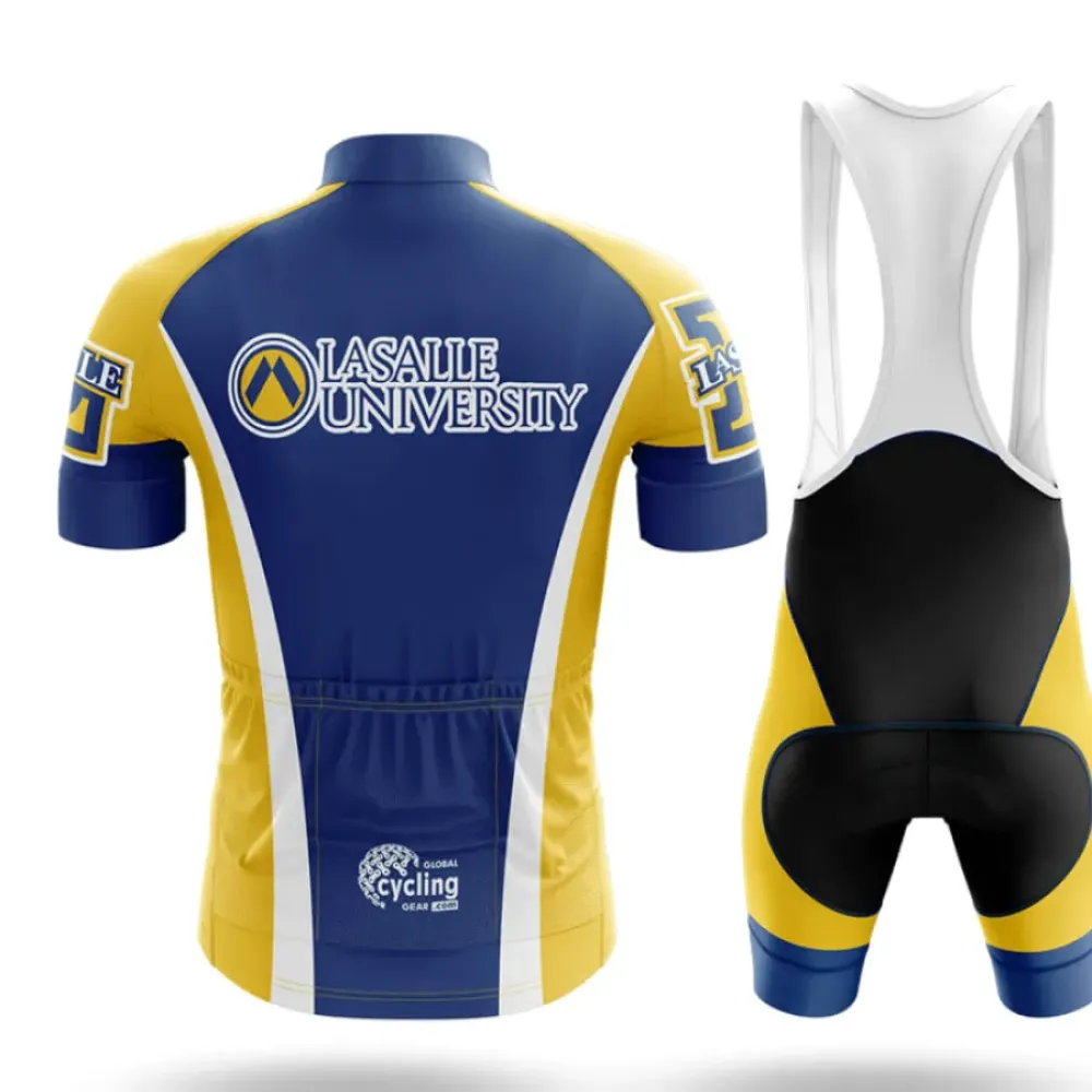 La Salle University Cycling Kit Full Set Blue/Yellow/White