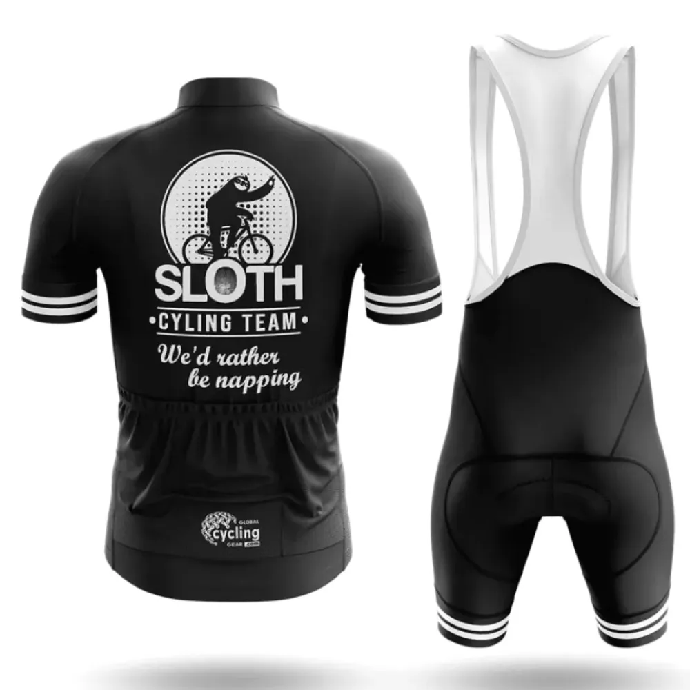 Sloth Cycling Team Napping Black/White/Grey
