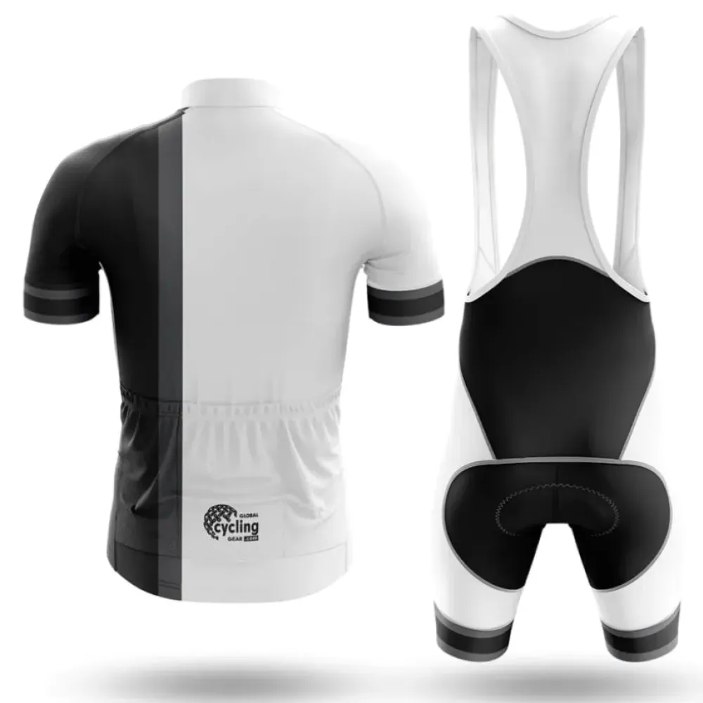 November Long Sleeve Cycling Jersey Modern White/Black/Grey