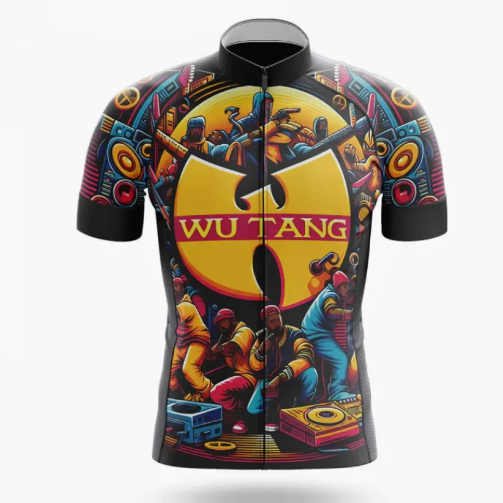 Wu Tang Cycling Jersey Unique Design Yellow/Red/Purple