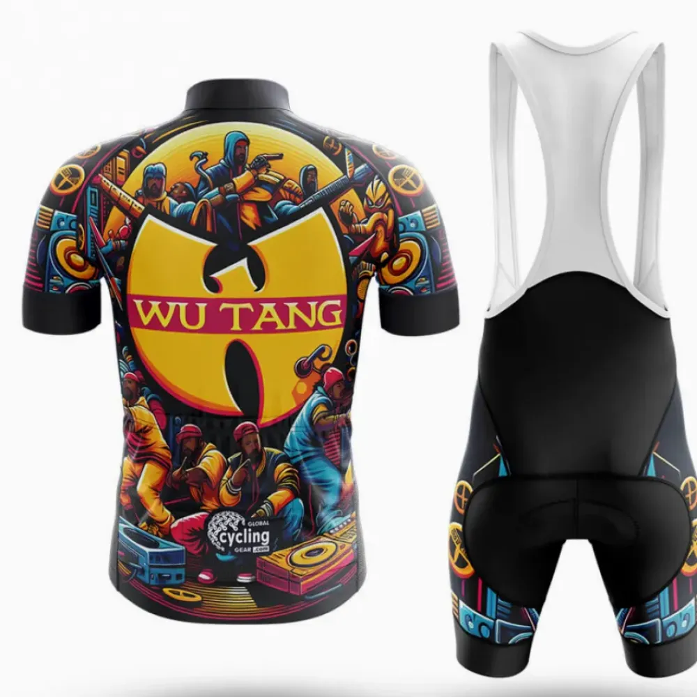 Wu Tang Cycling Jersey Unique Design Yellow/Red/Purple