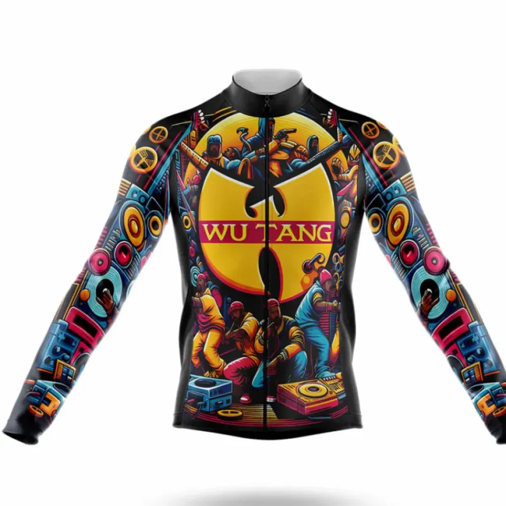 Wu Tang Cycling Jersey Unique Design Yellow/Red/Purple