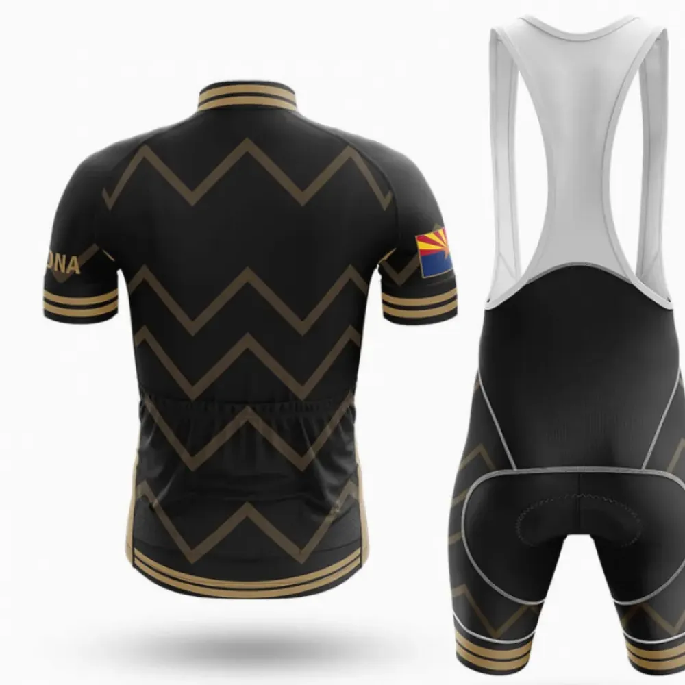Arizona V17 Cycling Kit Full Set Black/Gold/White