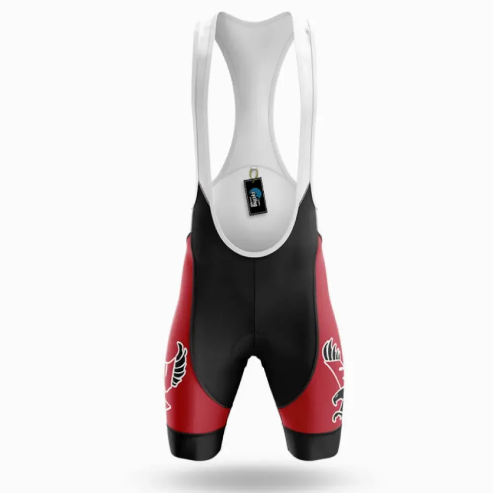 Eastern Washington University Cycling Bibs Eagle Red/Black/White