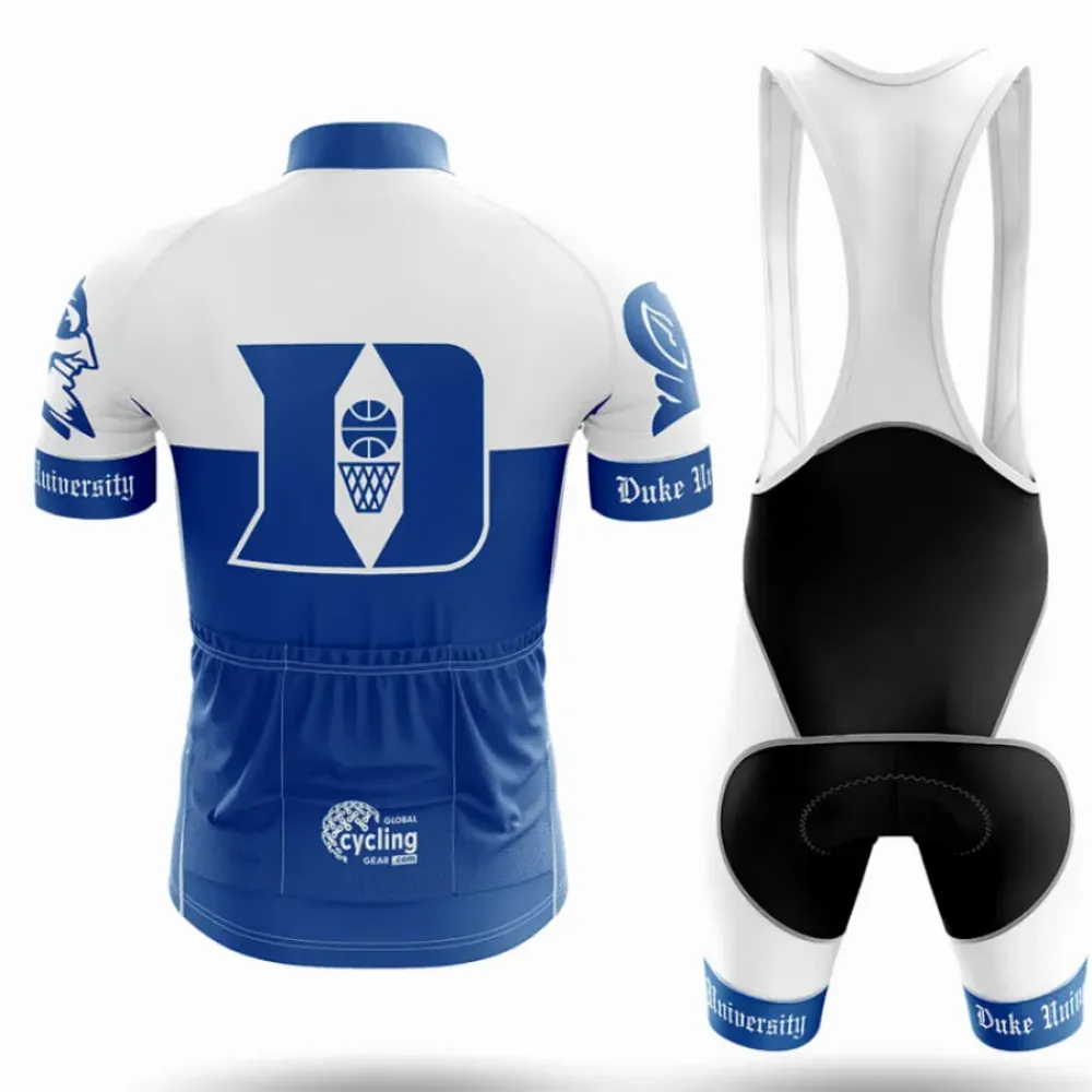 Duke University Cycling Kit Full Set Blue/White/Black