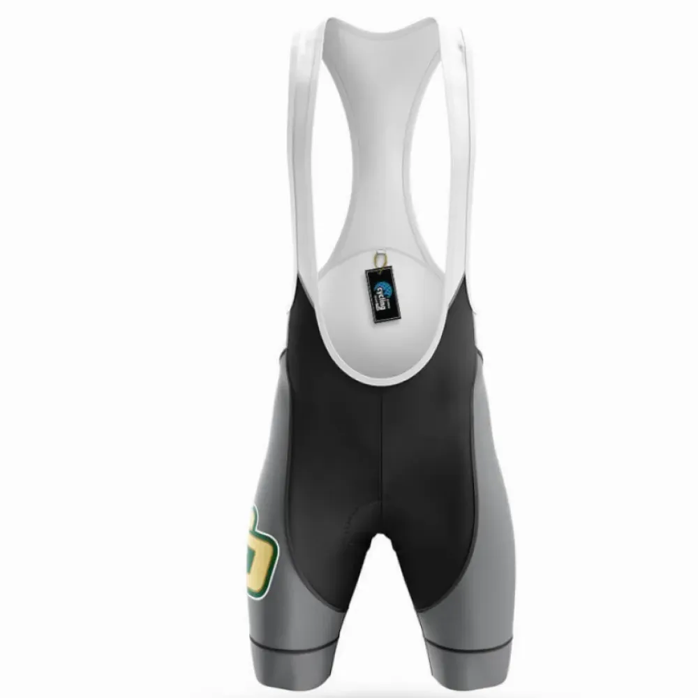 California Polytechnic State University Retro Cycling Jersey Gray/Green/White