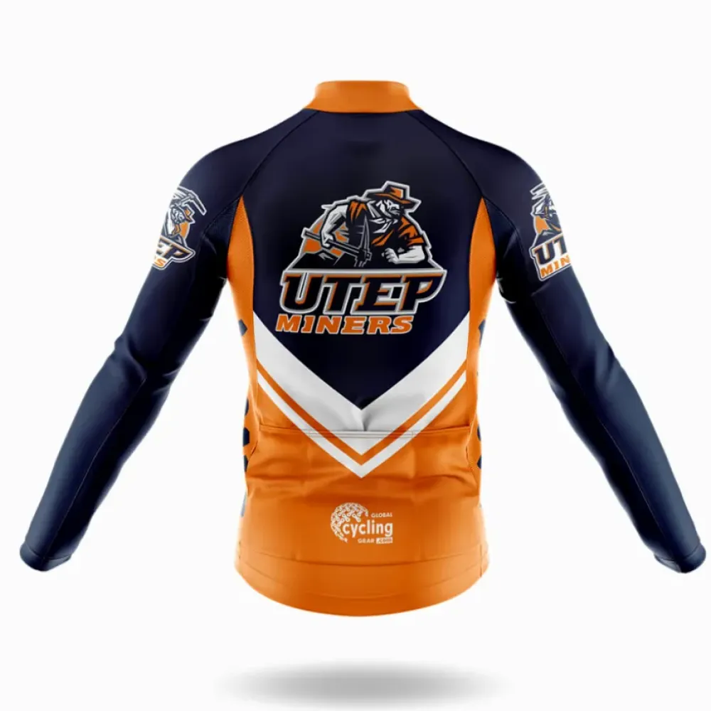 University of Texas Cycling Kit Full Set Ver.3 Miners Navy/Orange/White
