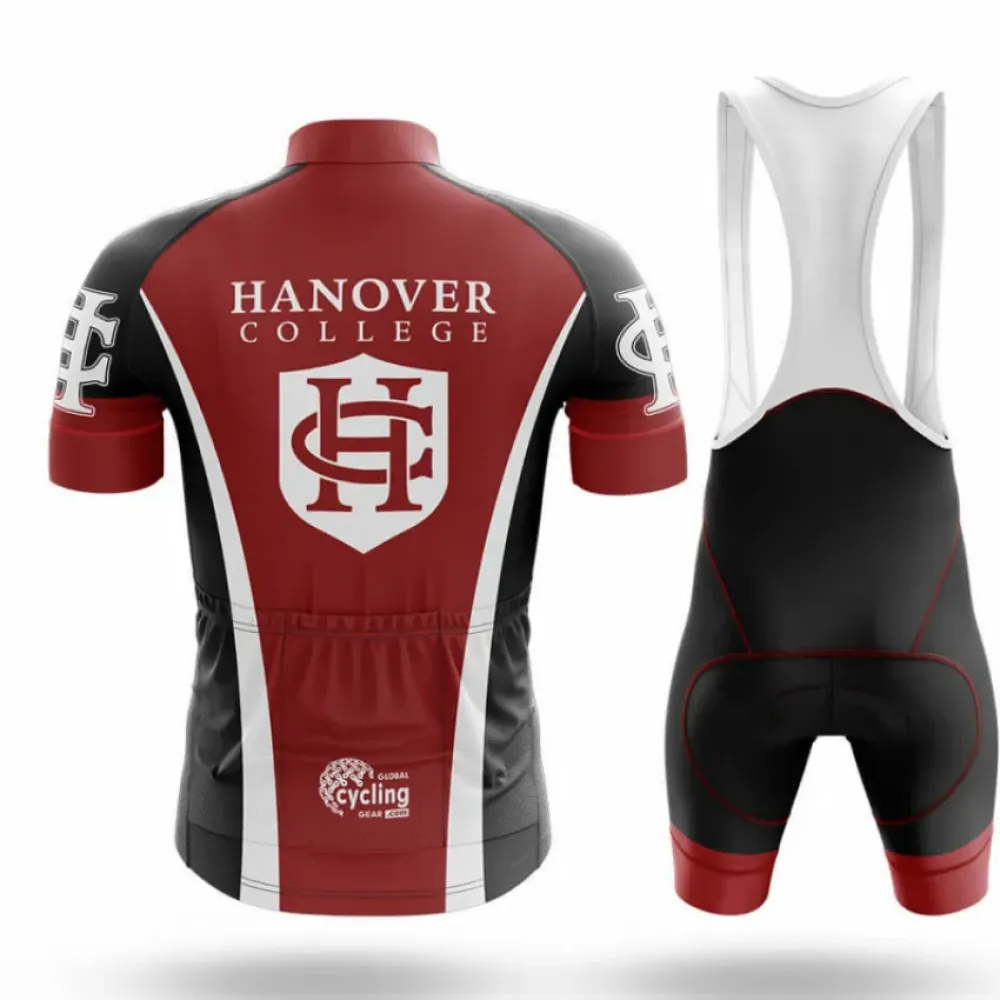 Hanover College Long Sleeve Cycling Jersey College Red/Black/White
