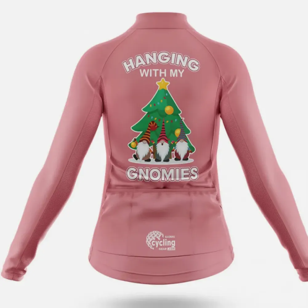 Gnomies Cycling Shorts Pink/Black/White