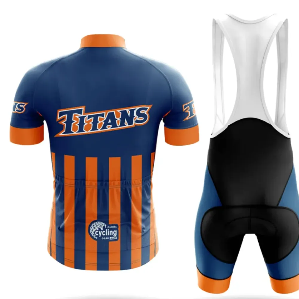 Titans Cycling Kit USA Flag Navy/Orange/White