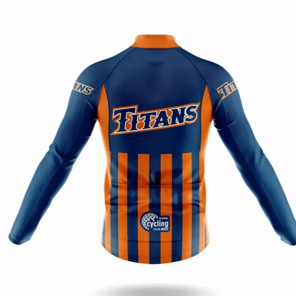 Titans Cycling Kit USA Flag Navy/Orange/White