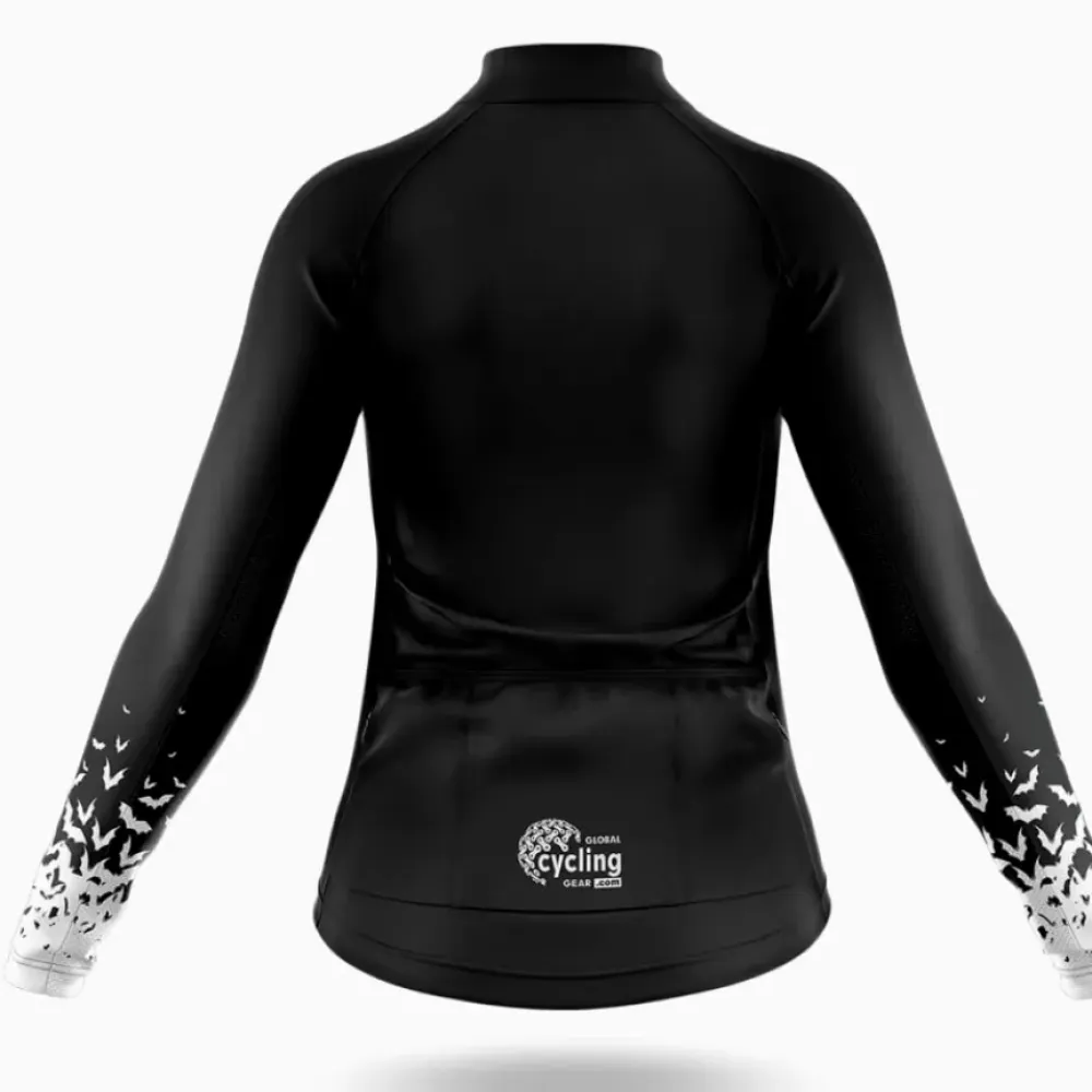 Cycling Jersey Skeleton Hands Black/White/Grey