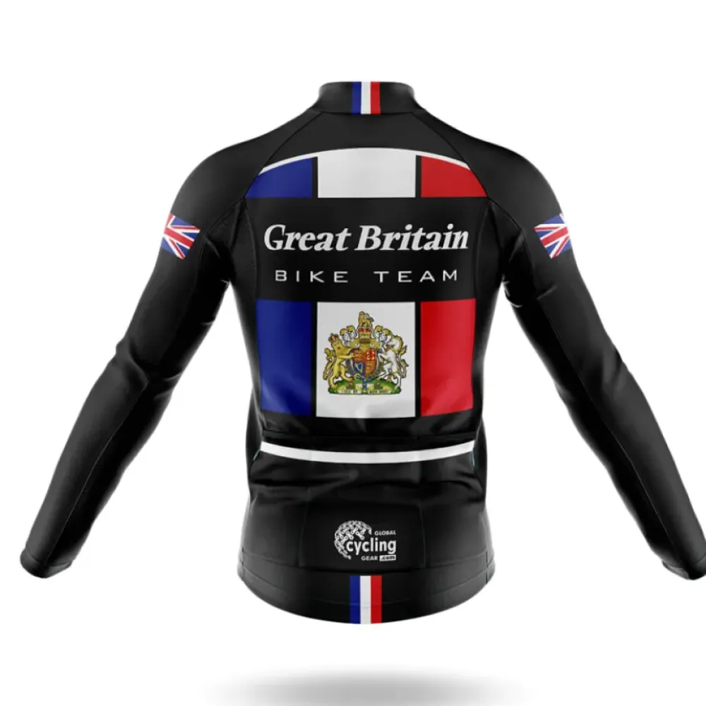 Great Britain Bike Team Cycling Kit Union Jack Black/Red/White