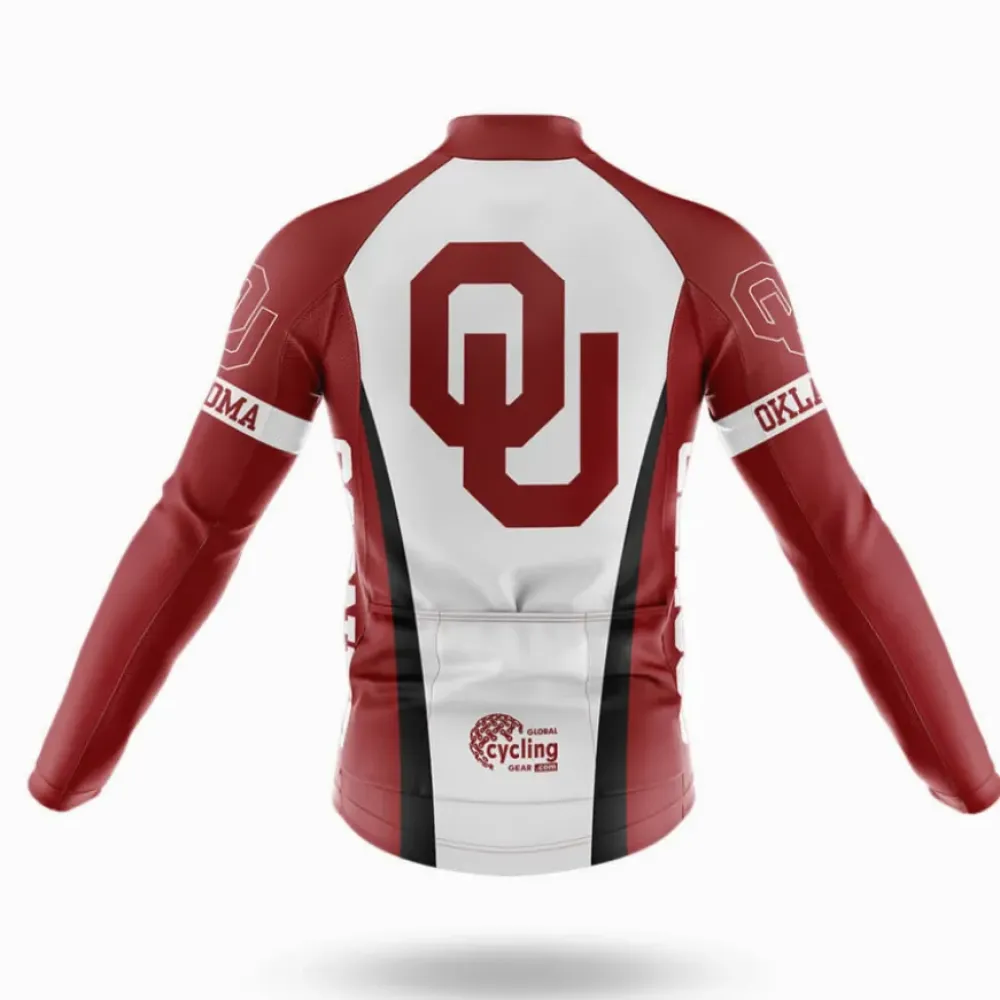 University of Oklahoma Cycling Bibs Comfortable Black/Red/White