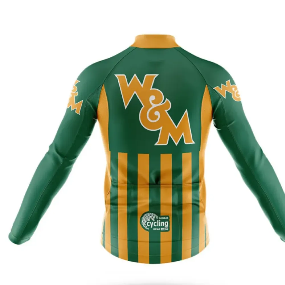 College of William & Mary USA Cycling Bibs Comfortable Green/White/Yellow