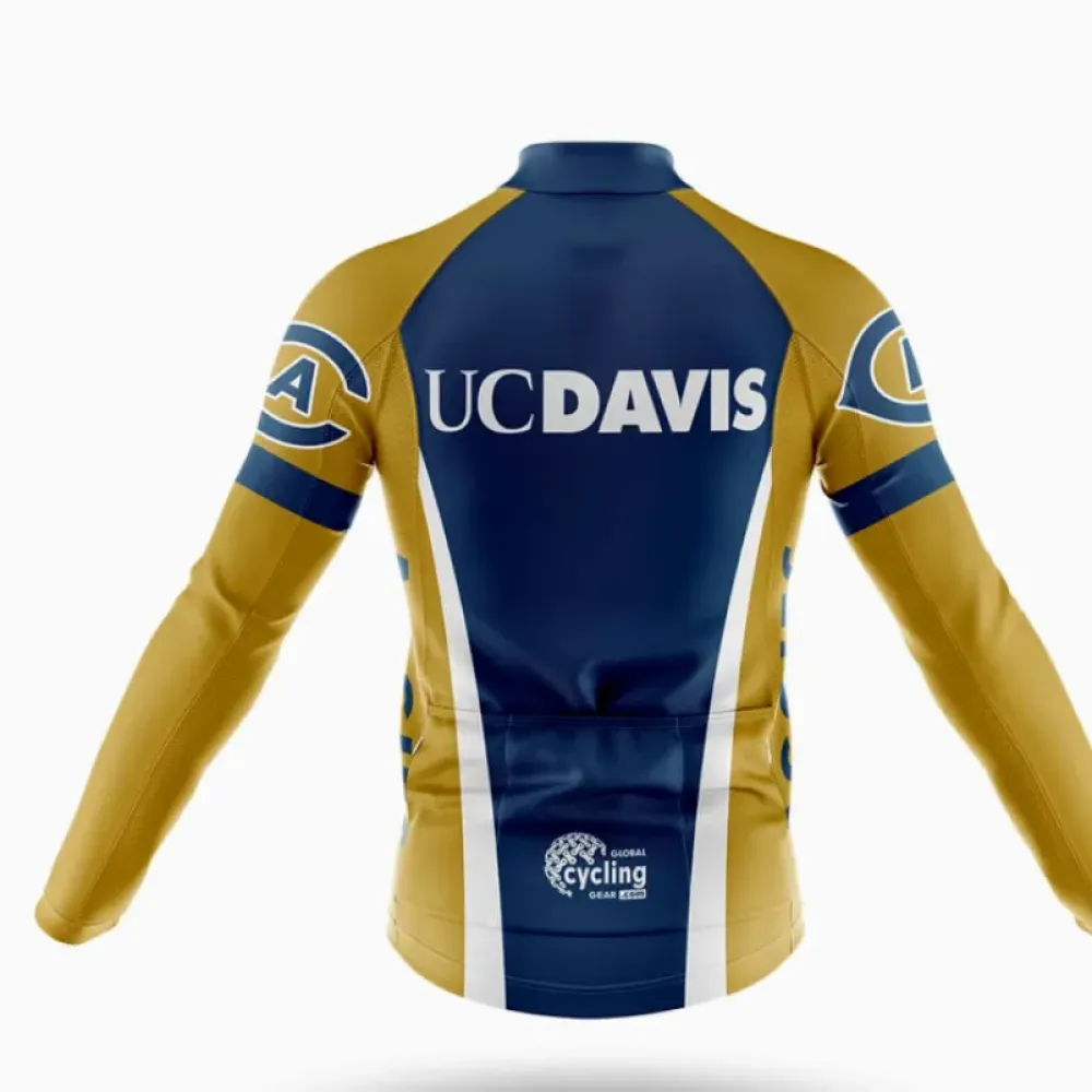University of California Davis Cycling Bibs Comfortable Black/Gold/White
