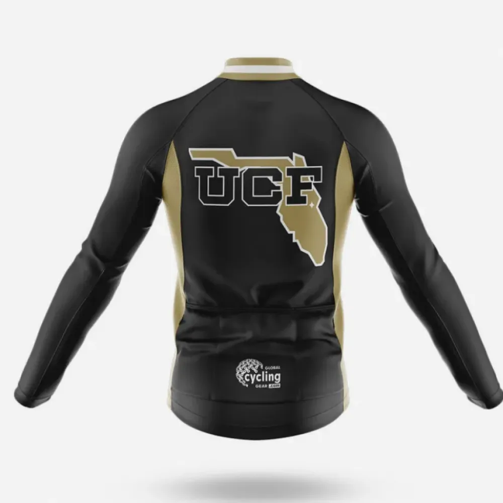 Central Florida Knights Cycling Bibs White/Black/Gold