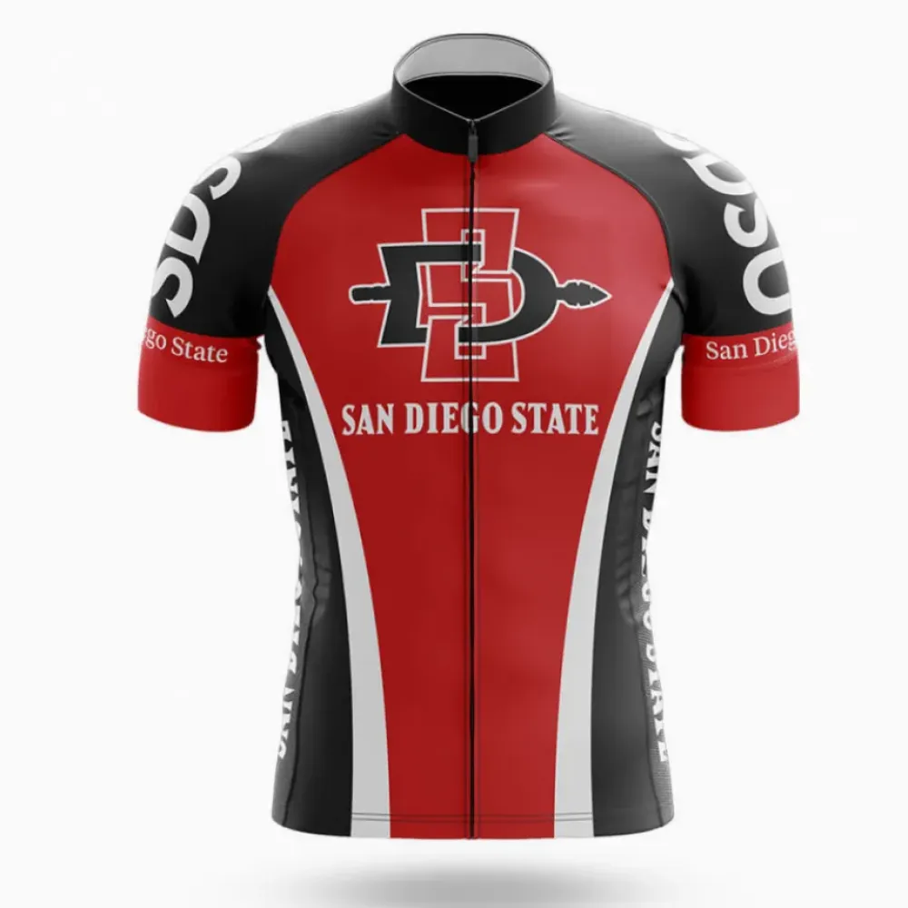Global Cycling Gear San Diego State Red/Black/White
