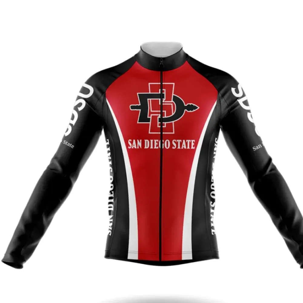 Global Cycling Gear San Diego State Red/Black/White