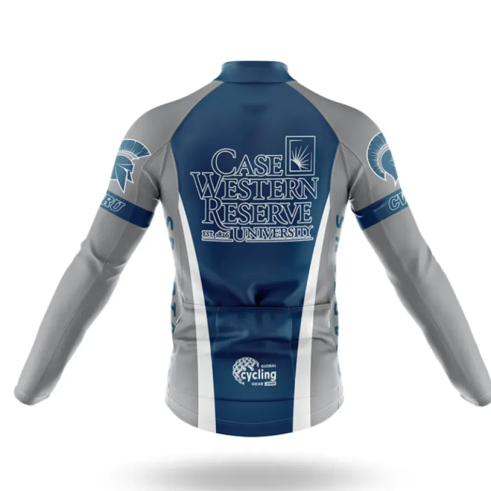 Case Western Reserve University Cycling Bibs Comfortable White/Black/Grey