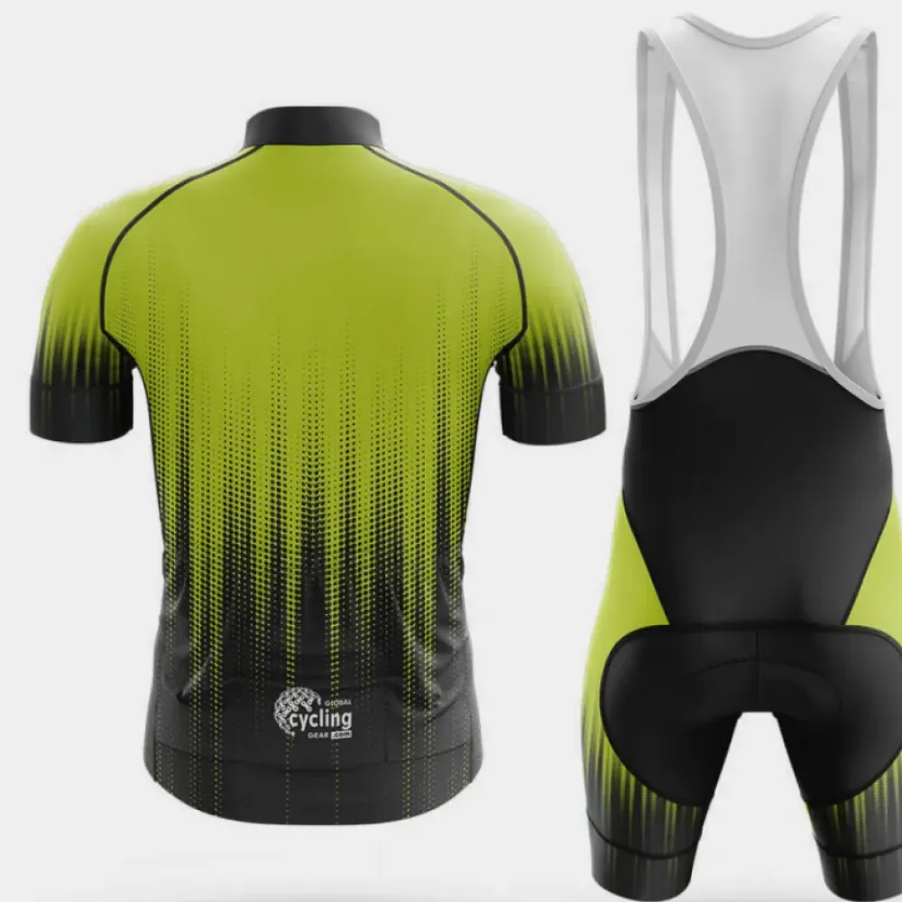 Performance Cycle Jersey Lime Green/Black/Yellow