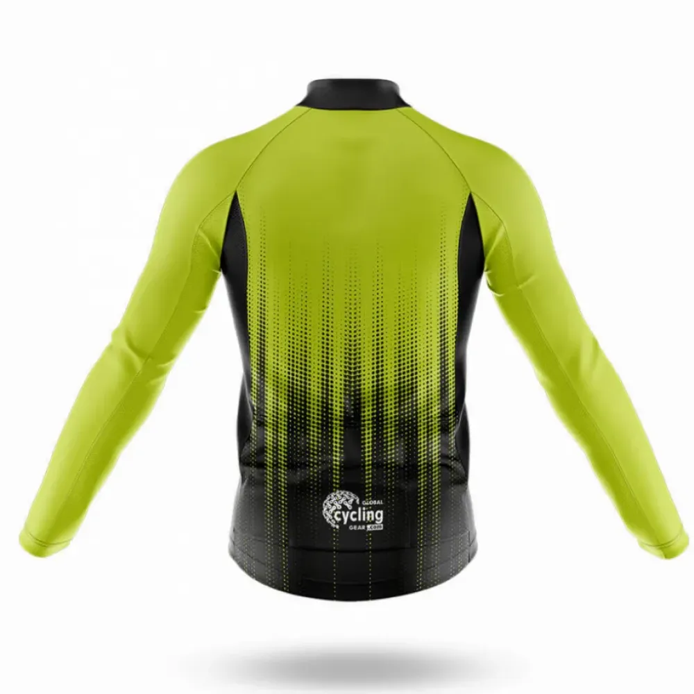 Performance Cycle Jersey Lime Green/Black/Yellow