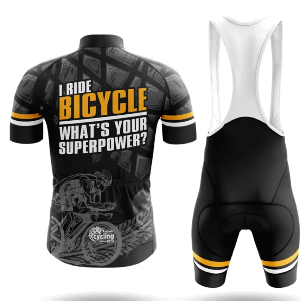 Cycling Bibs Ver.2 Superpower Black/White/Yellow