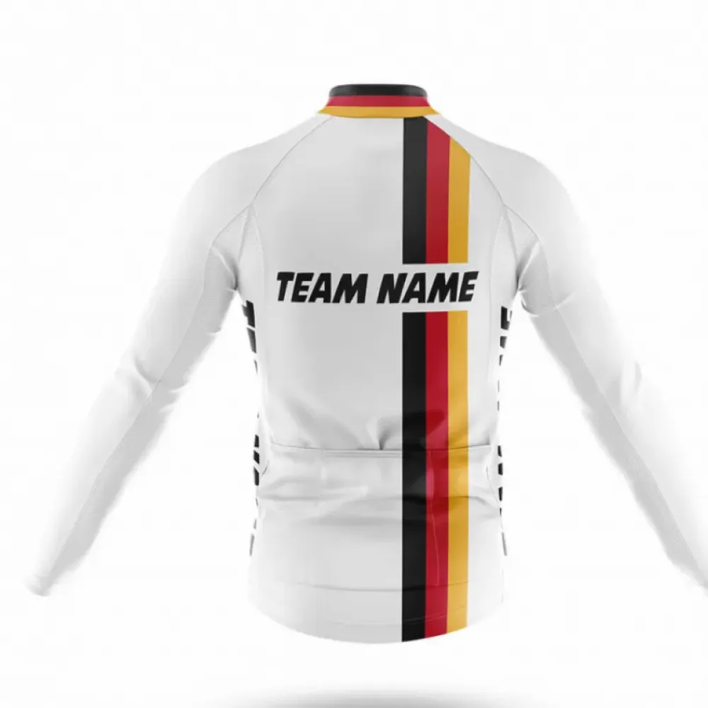 Cycling Kit M23 Custom Team Name White/Black/Gold
