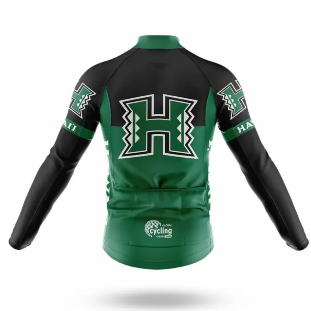 University of Hawaiʻi Mānoa Cycling Jersey Ver.2 Hawk Green/Black/White