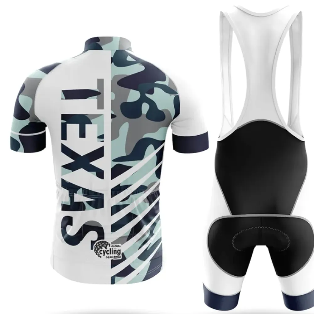 Texas S31 Cycling Bibs Comfortable White/Black/Grey