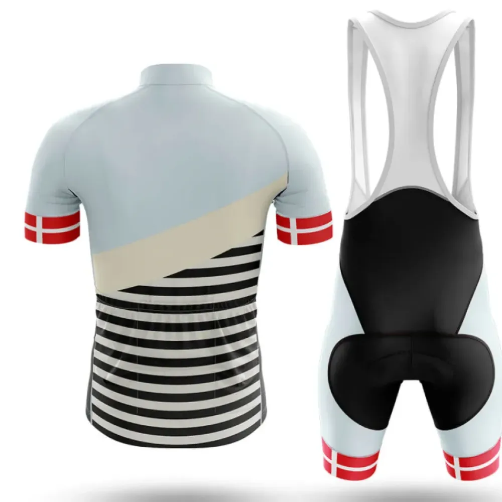 Denmark S3 Cycling Jersey Modern Design Red/White/Black