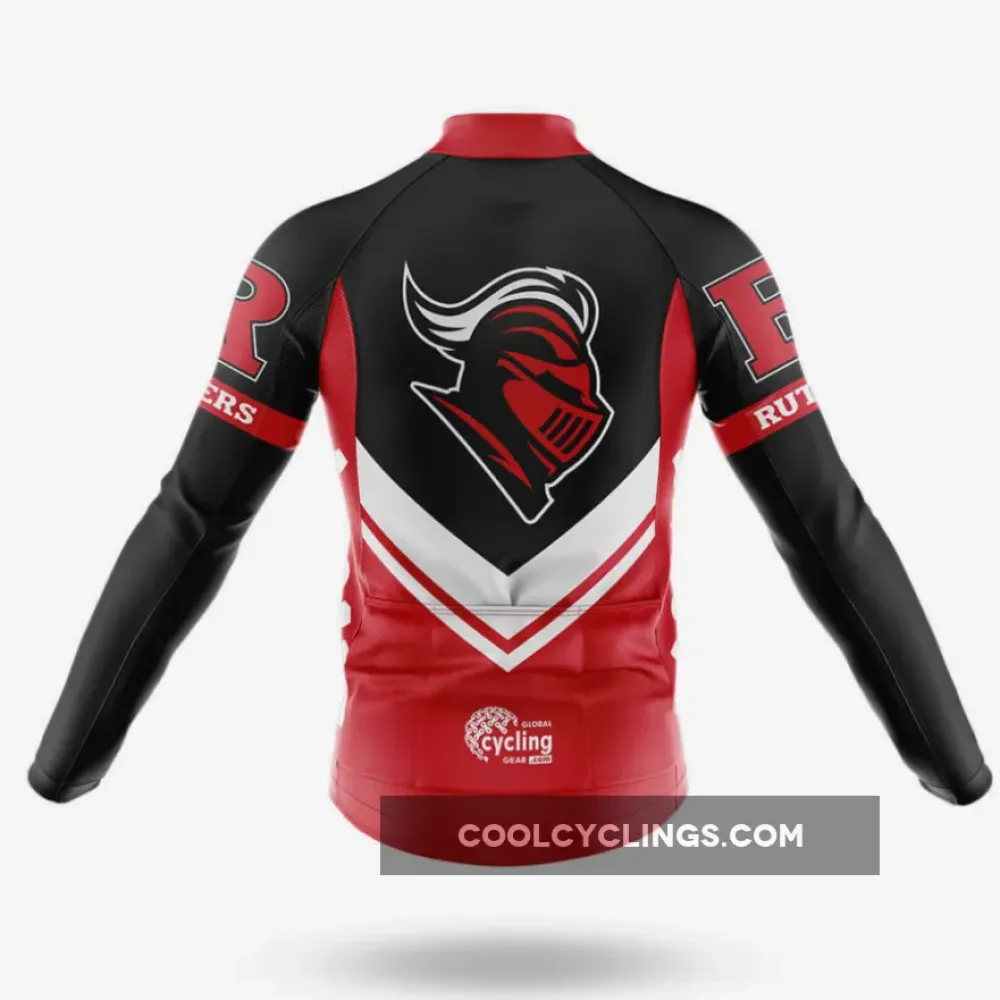 Rutgers University Cycling Bibs Ver.3 Comfortable Black/Red/White